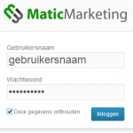 Inloggen website