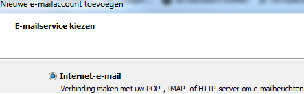 Outlook-emailservice-kiezen-internetemail